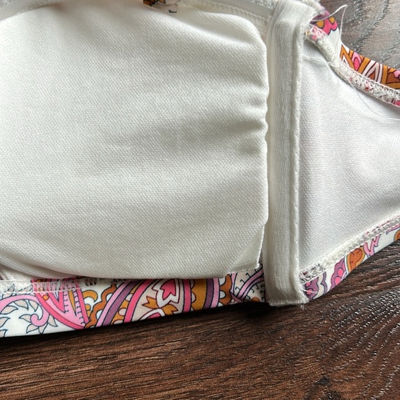NWT Shade & Shore Paisley Print Bandeau Bikini Top XS | Bandeau Bikini Top | - Picture 9 of 11